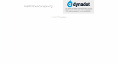Desktop Screenshot of madridsoundscape.org